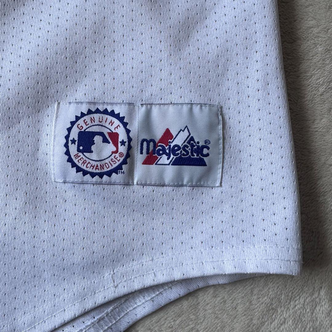希少 Majestic New York Yankees shirt 半袖 紺
