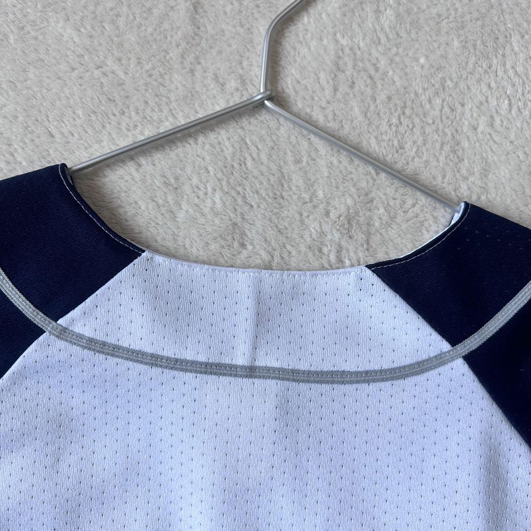 希少 Majestic New York Yankees shirt 半袖 紺