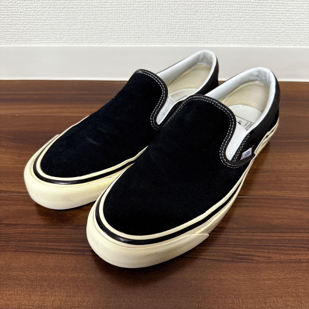 Vans アナハイム ブラック スリッポン US10 28