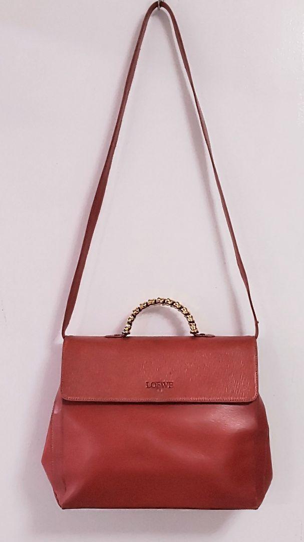 特価商品  ALH15 ロエベ ストラップ付き ハンドバッグ ベラスケス 極美品 バッグ