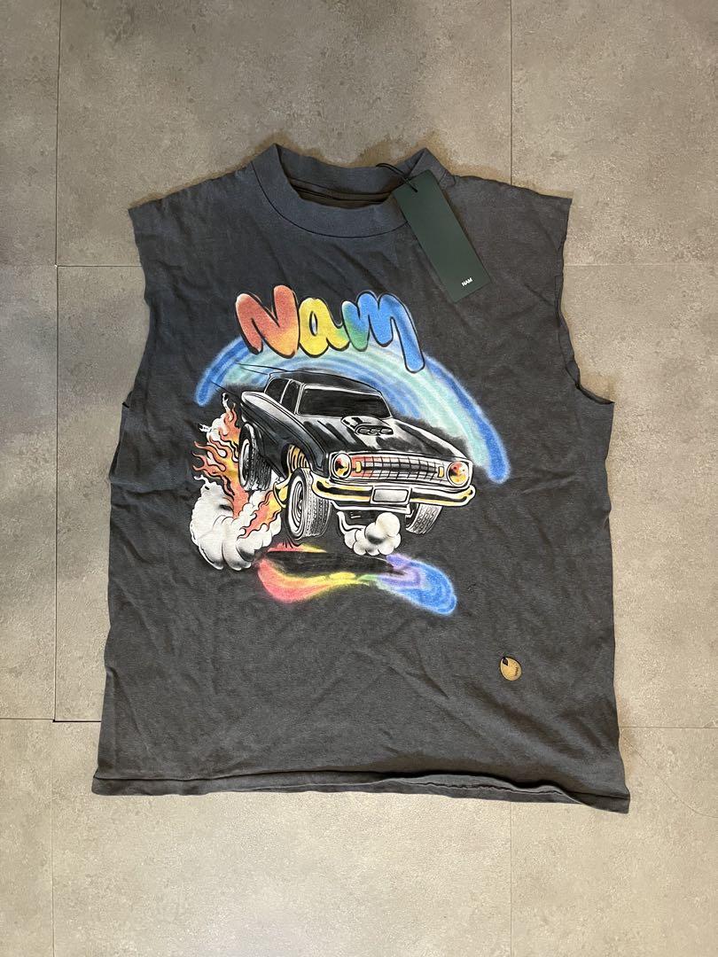 NAM ノースリーブ Tシャツ #MAN-105A バンT