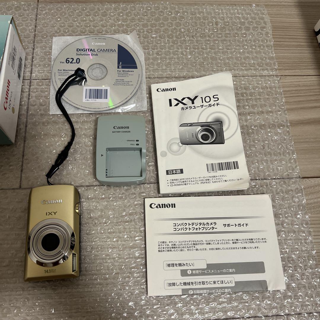 デジカメ　Canon IXY 10S ゴールド