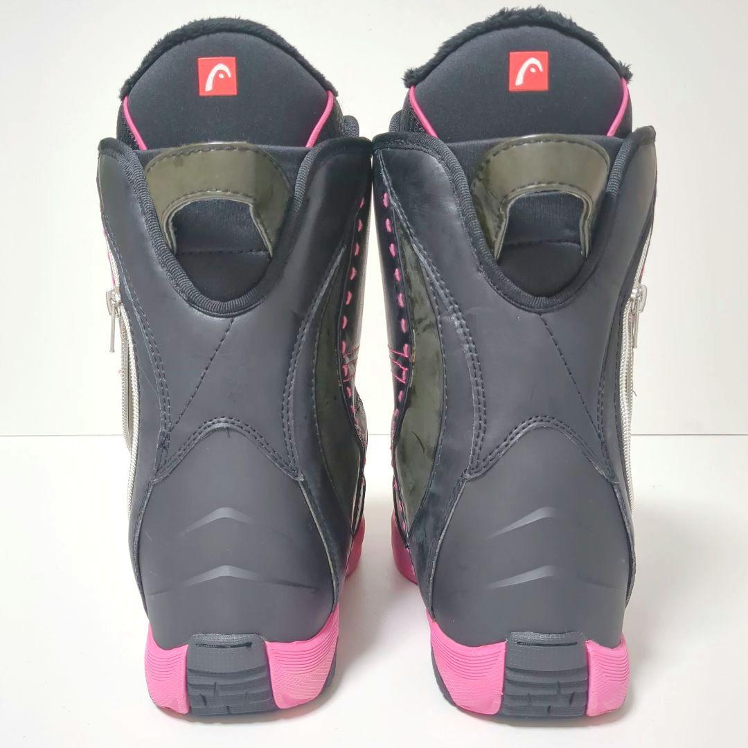 【良品】HEADヘッドスノーボードBOAボアブーツ24.0-24.5レディース