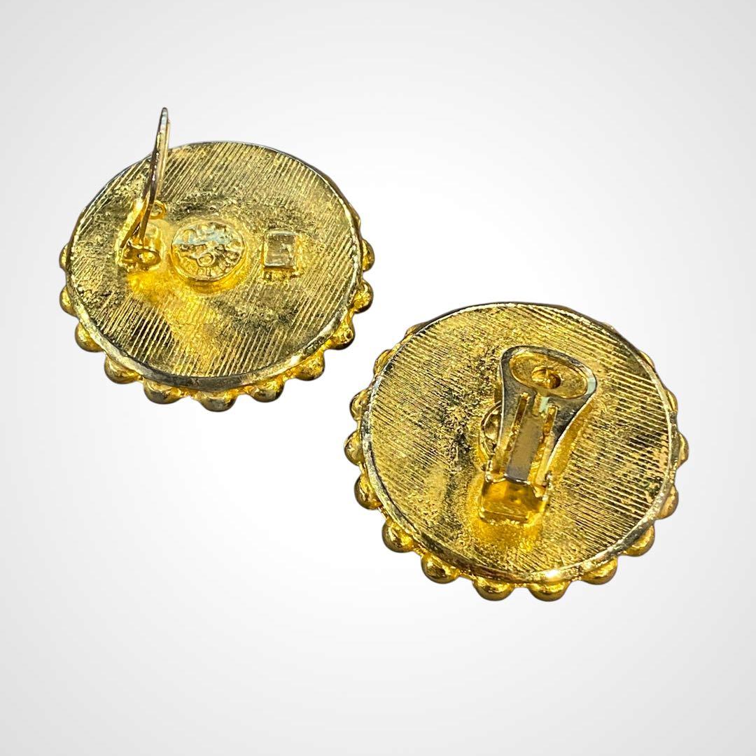 CHANEL ココマーク ゴールド ヴィンテージ イヤリング f_002