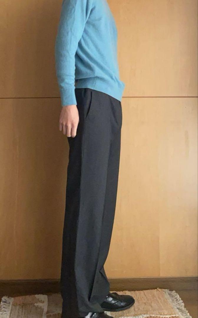 未使用品 Brooks Brothers ウールモヘア グレースラックス W33 Grey Wool Pants | Brooks Brothers