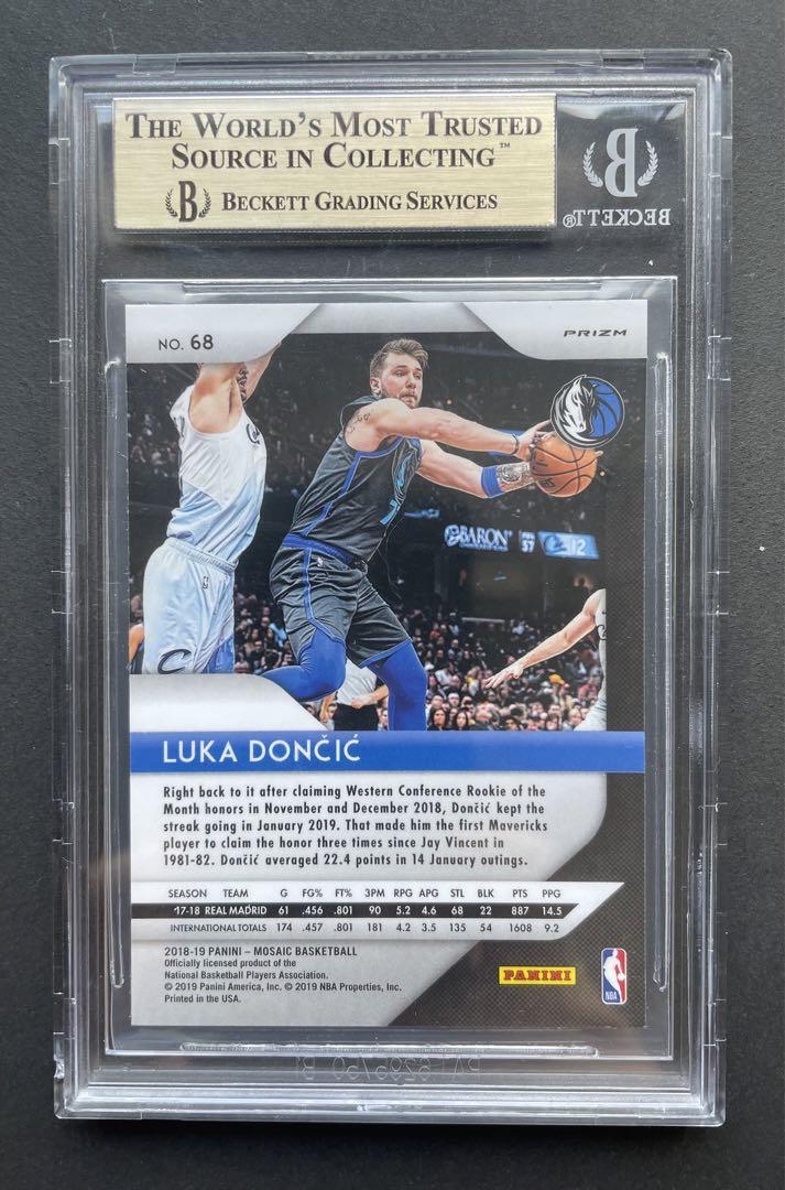希少！【BGS9.5】rc doncic 2018 panini mosaic