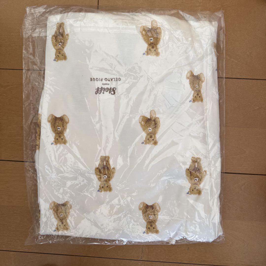 新品未使用 ジェラートピケ 「Steiff」James柄ロングパンツ