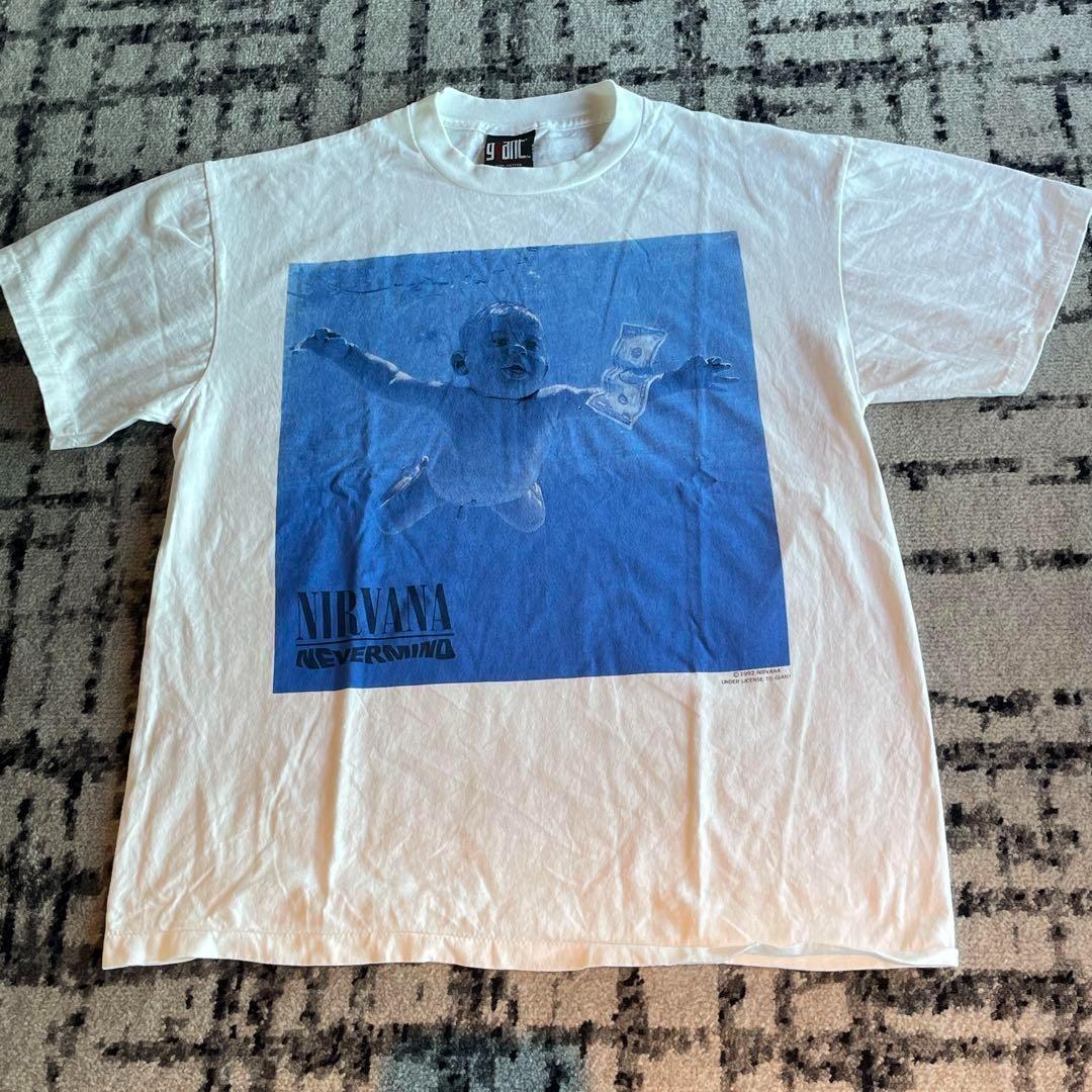 NIRVANA NEVERMIND Tシャツ ホワイト L