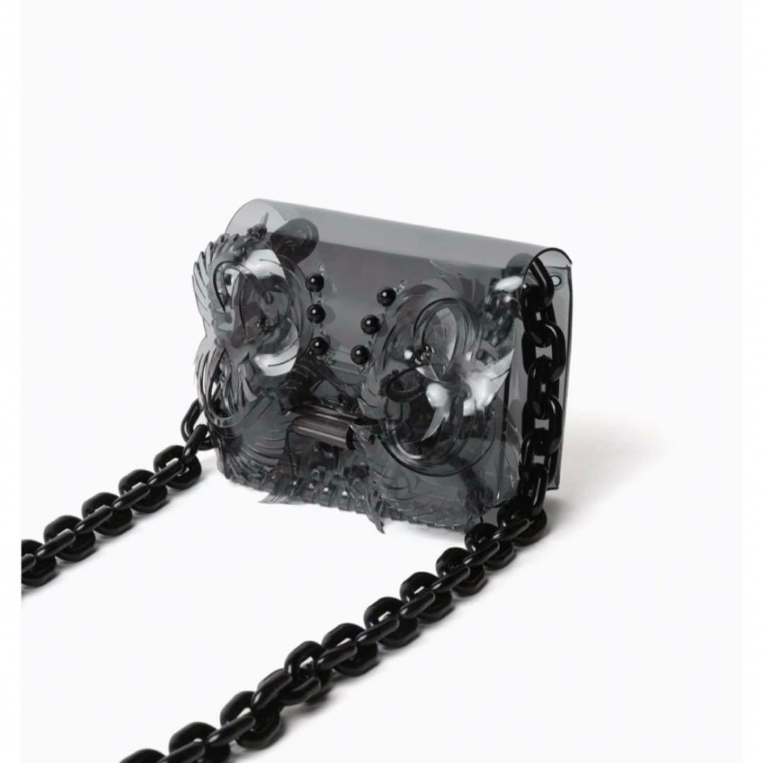 週末値下げ　美品 mame マイクロPVC 黒