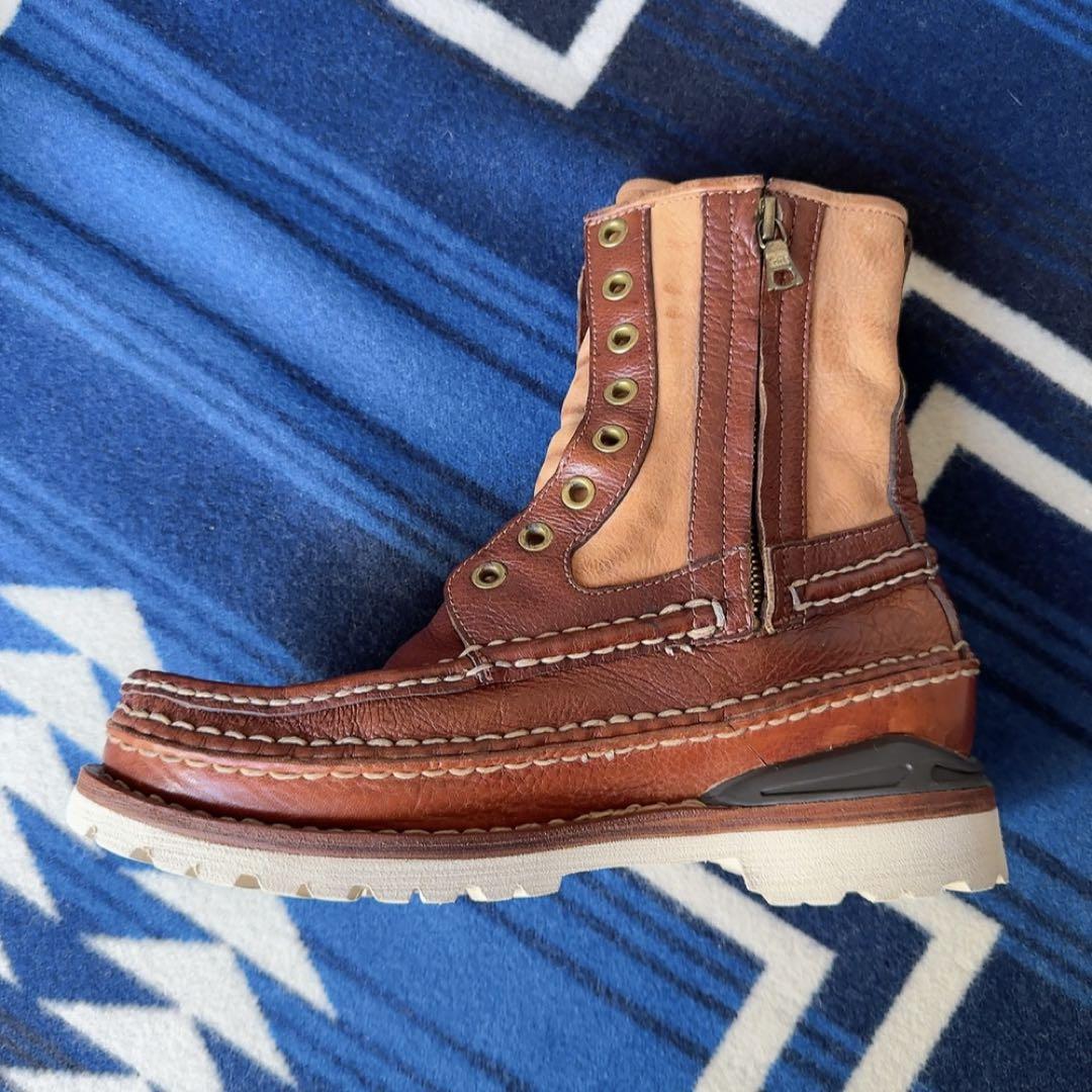 靴 visvim GRIZZLY BOOTS-FOLK LT.BROWN M10