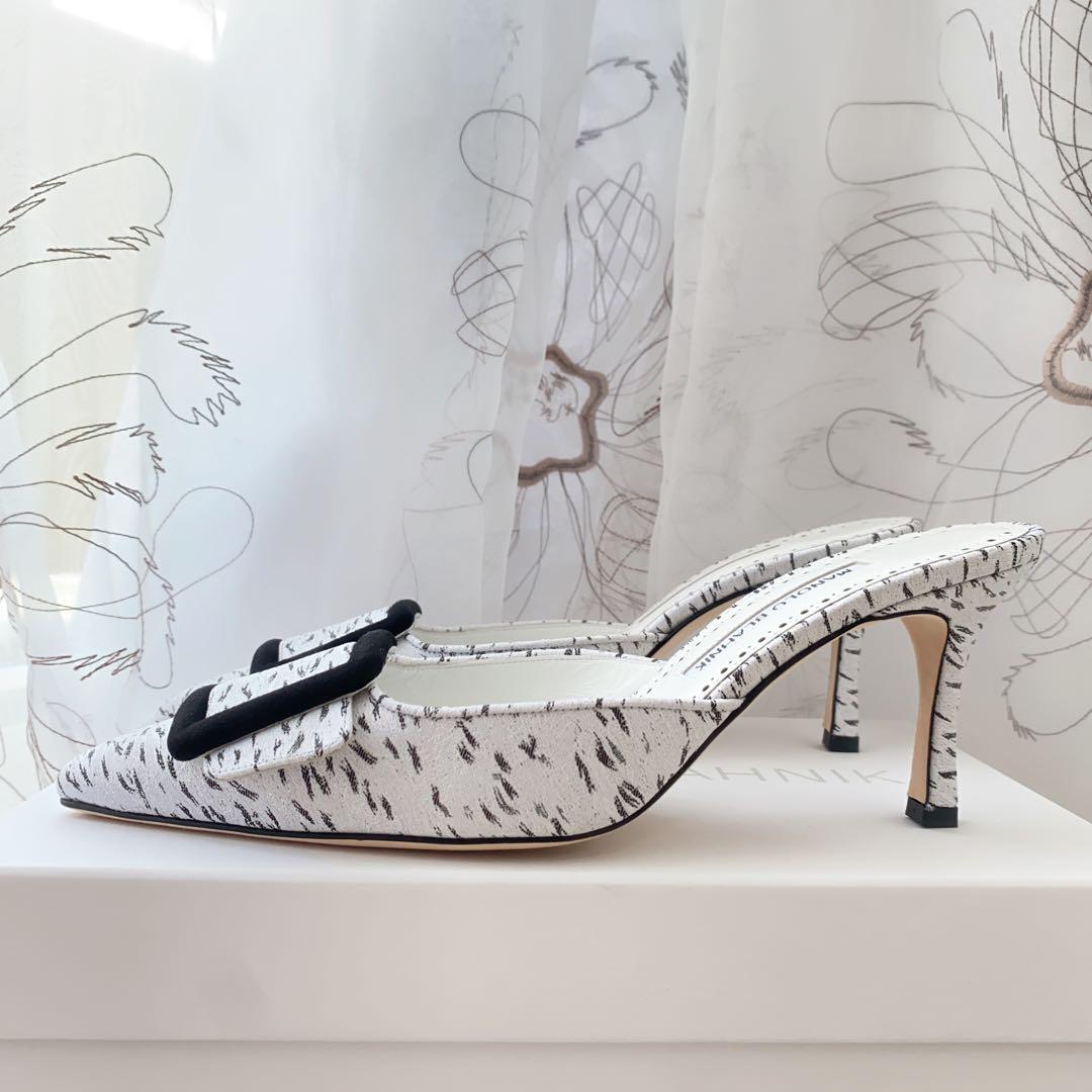 残り１【新品】Manolo Blahnik マノロブラニク メイセール 黒 35 MANOLO BLAHNIK マノロブラニク MAYSALE メイセール