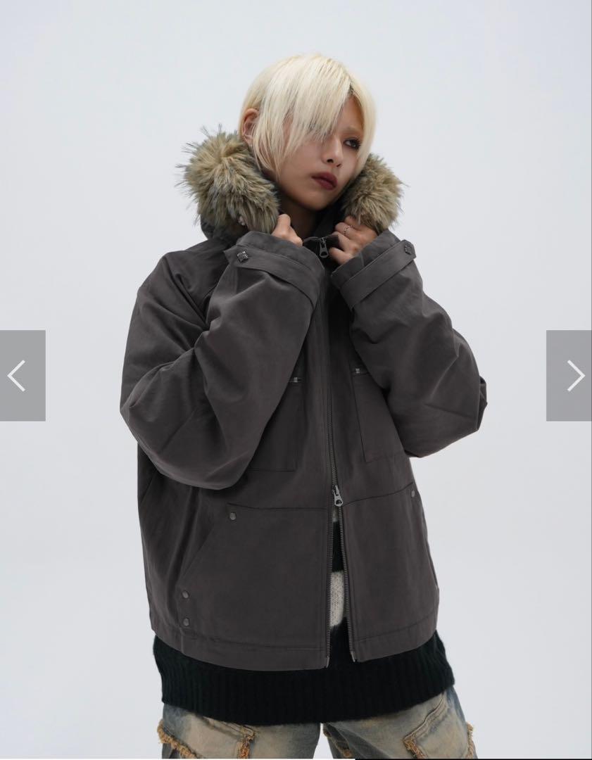 【Bizarre Maiden】fur hood jacket