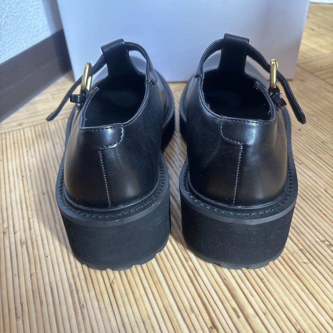 【ミラオーウェン】厚底Tストラップローファー