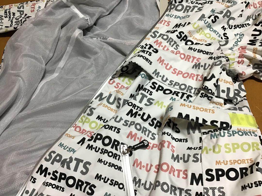 M-U SPORTS レインウェア ☆ホワイト44新品未使用ウエサコ