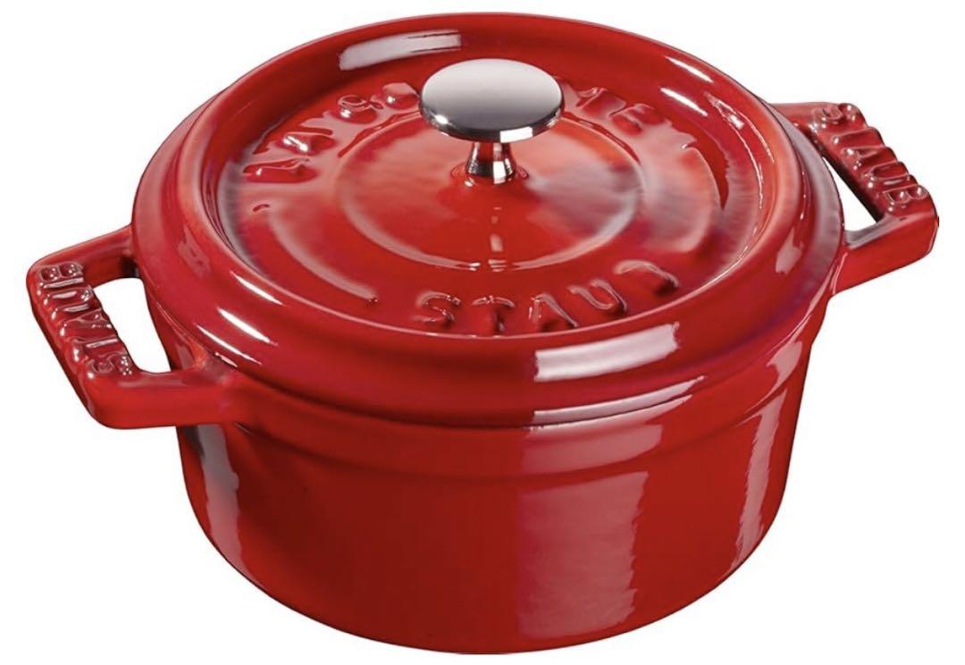 Staub ココットラウンド10cmチェリー2個セット