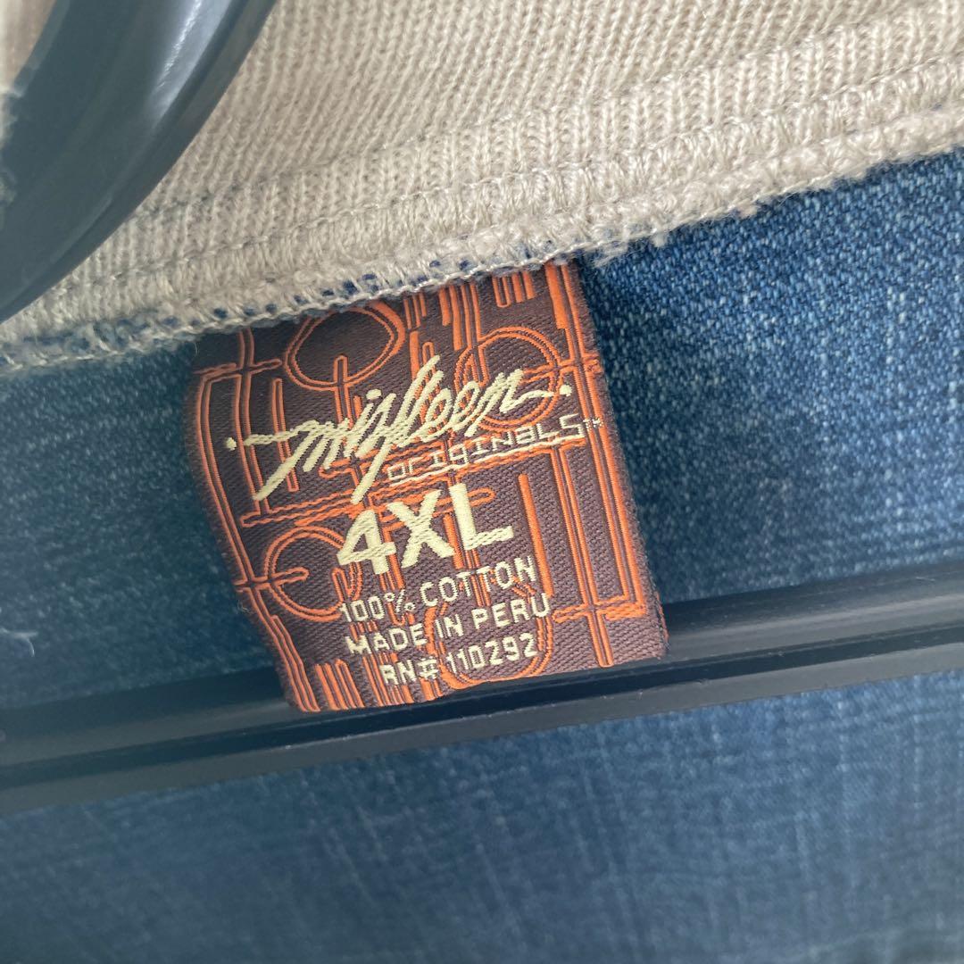 y2k オーバーサイズデニムブルゾン　激レア　ペルー産
