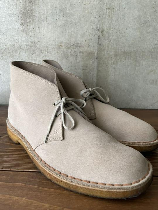 42%割引ホワイト系,26cm【高額売筋】 【英国製】90's Clarks 今だけこの価格 メルシーボークー★カンマちゃんブーツ(ZUCCa、ツモリチサト、サイドゴア ブーツ