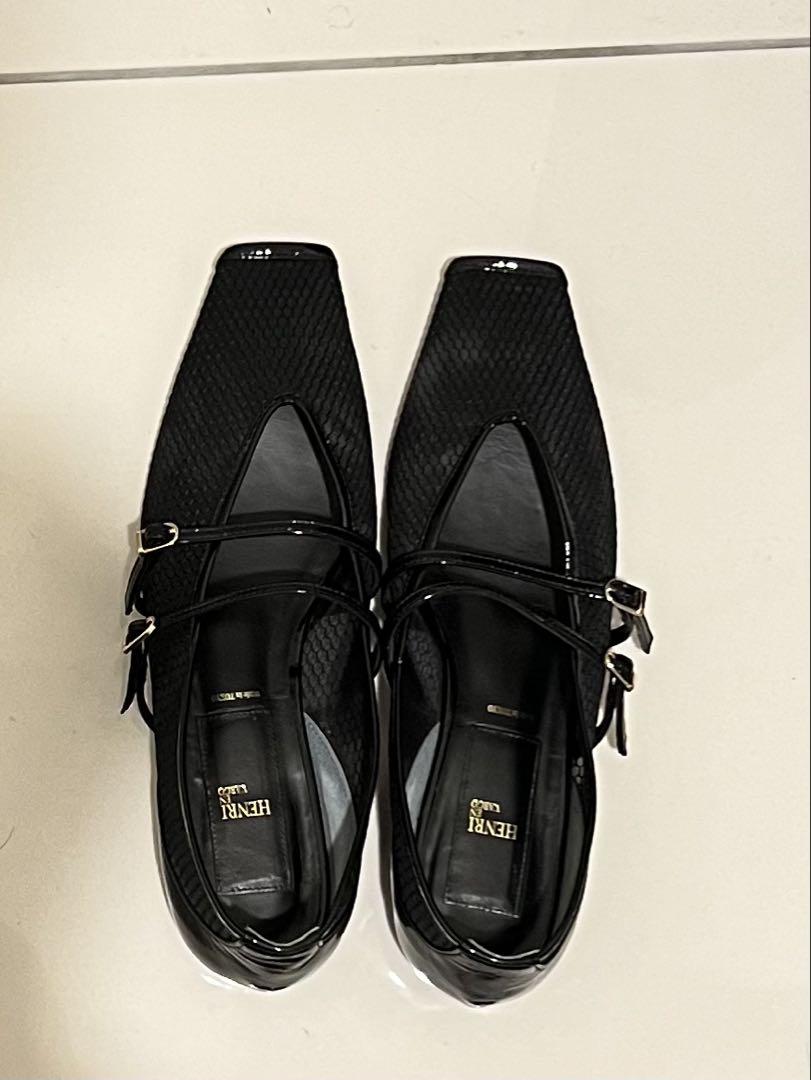 【定価30,800】ヘンリエンヴァーゴ　Jasmine メッシュフラットシューズ