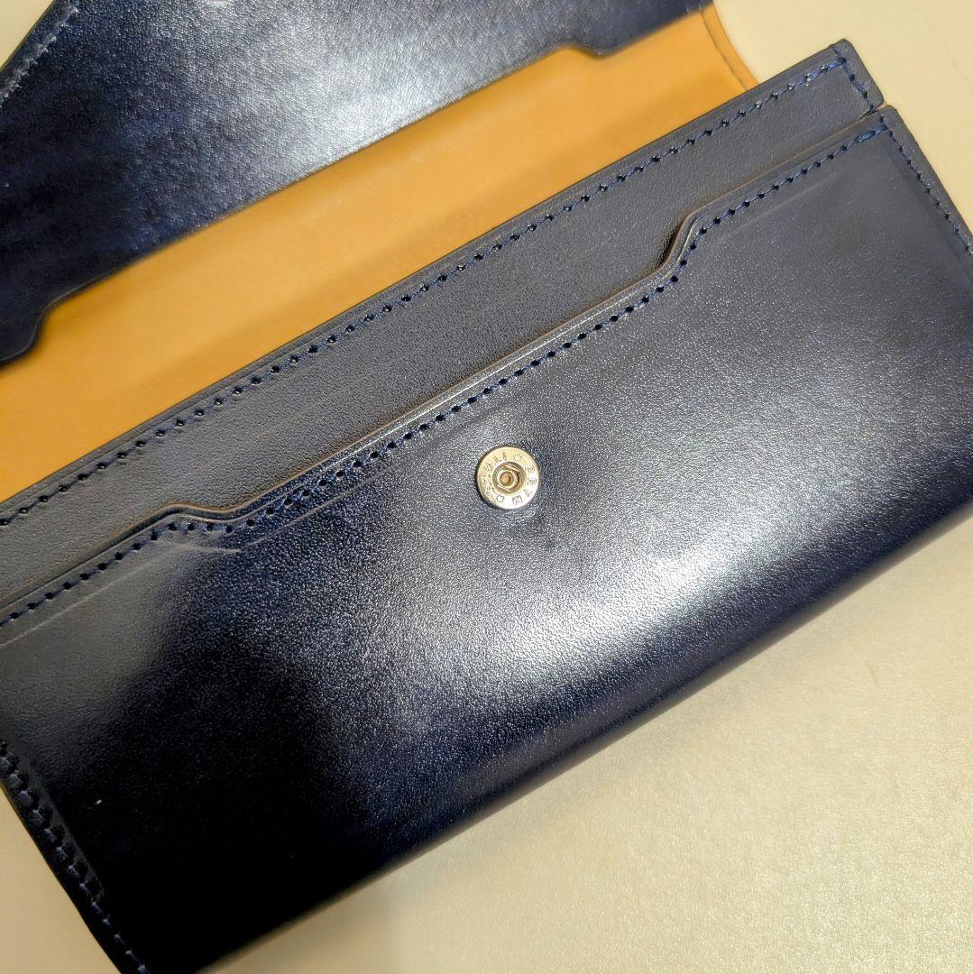 未使用】ルガトーレザーで作る極小長財布 フィセル 新進工房