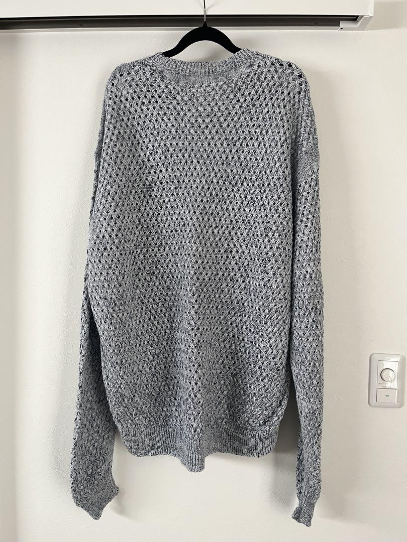 YOKE メッシュクルーネックスウェット