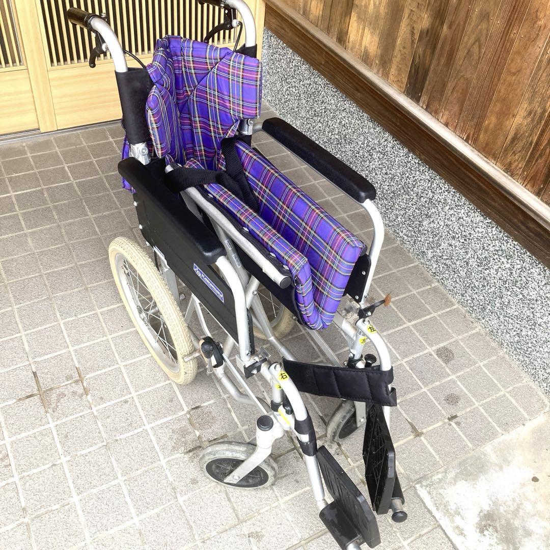 カワムラサイクル 介助用車椅子 KA816B 多機能 低床式