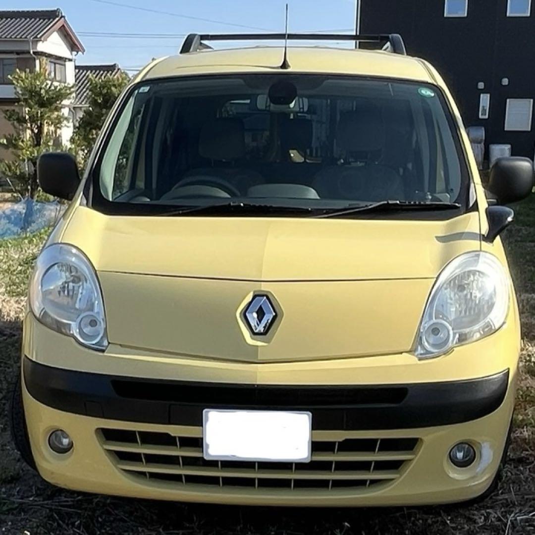 人気のルノーカングー　イエロー　値下げしました。車検令和8年4月まで