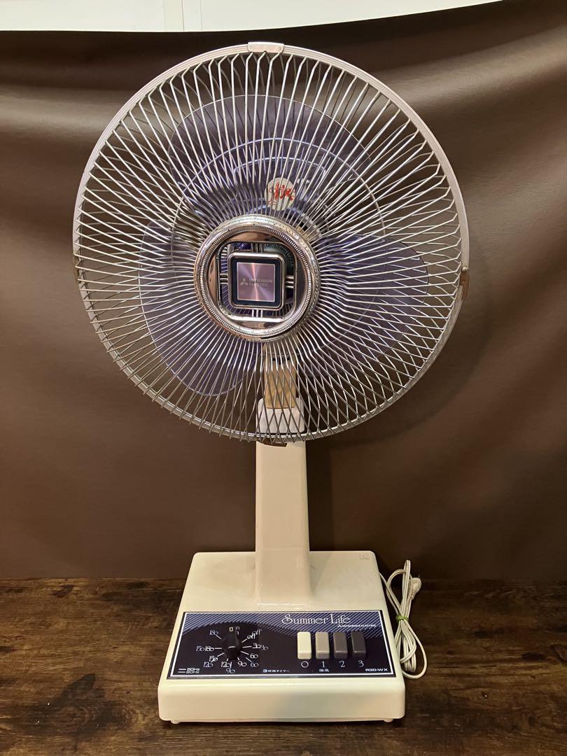 【レトロ】三菱 R30-X11 扇風機 三菱電機 扇風機 昭和レトロ R30-VTK 1980年製 レトロ扇風機