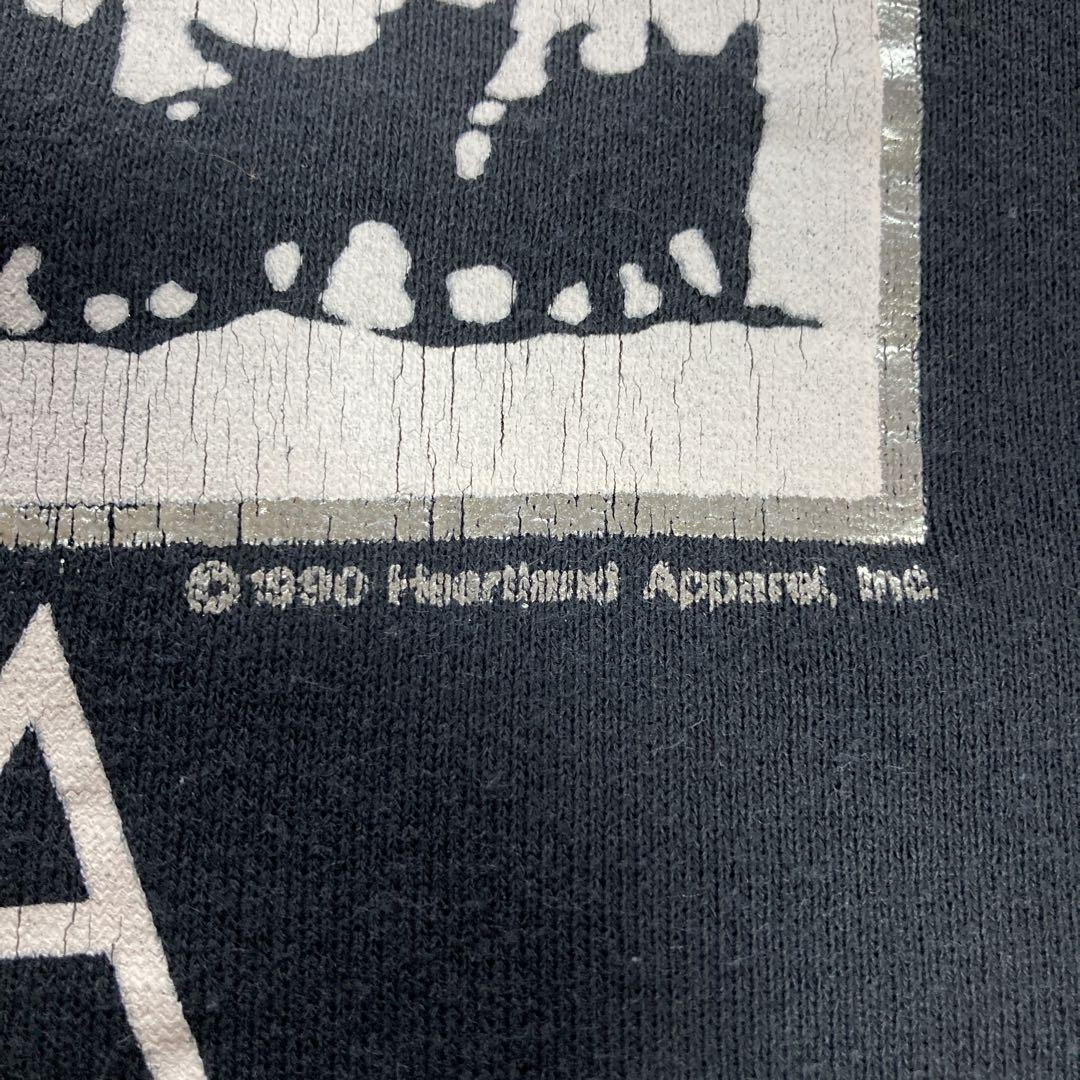 貴重 90´s VINTAGE ALASKA ラグランスウェット BLK XL