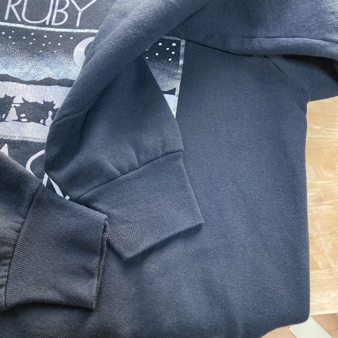貴重 90´s VINTAGE ALASKA ラグランスウェット BLK XL