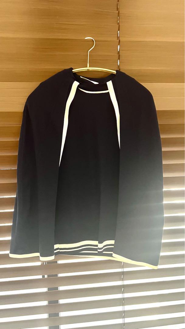 CLEFORD 2Wayケーププルオーバー ネイビー