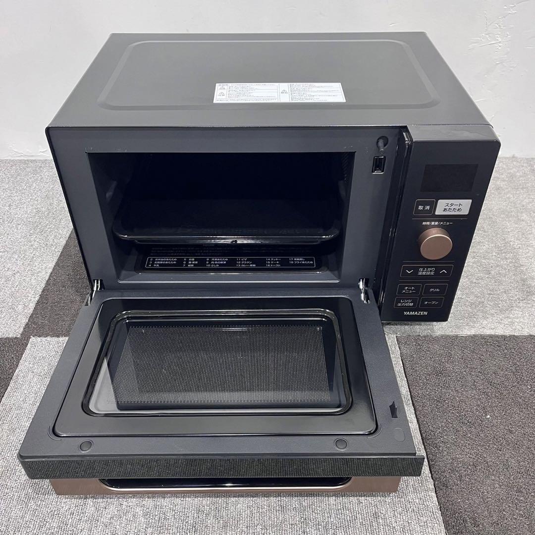 3CM37 YAMAZEN オーブンレンジ YRP-F180V(B) 2023 Amazon | [山善] 電子レンジ オーブンレンジ 18L 一人暮らし 二