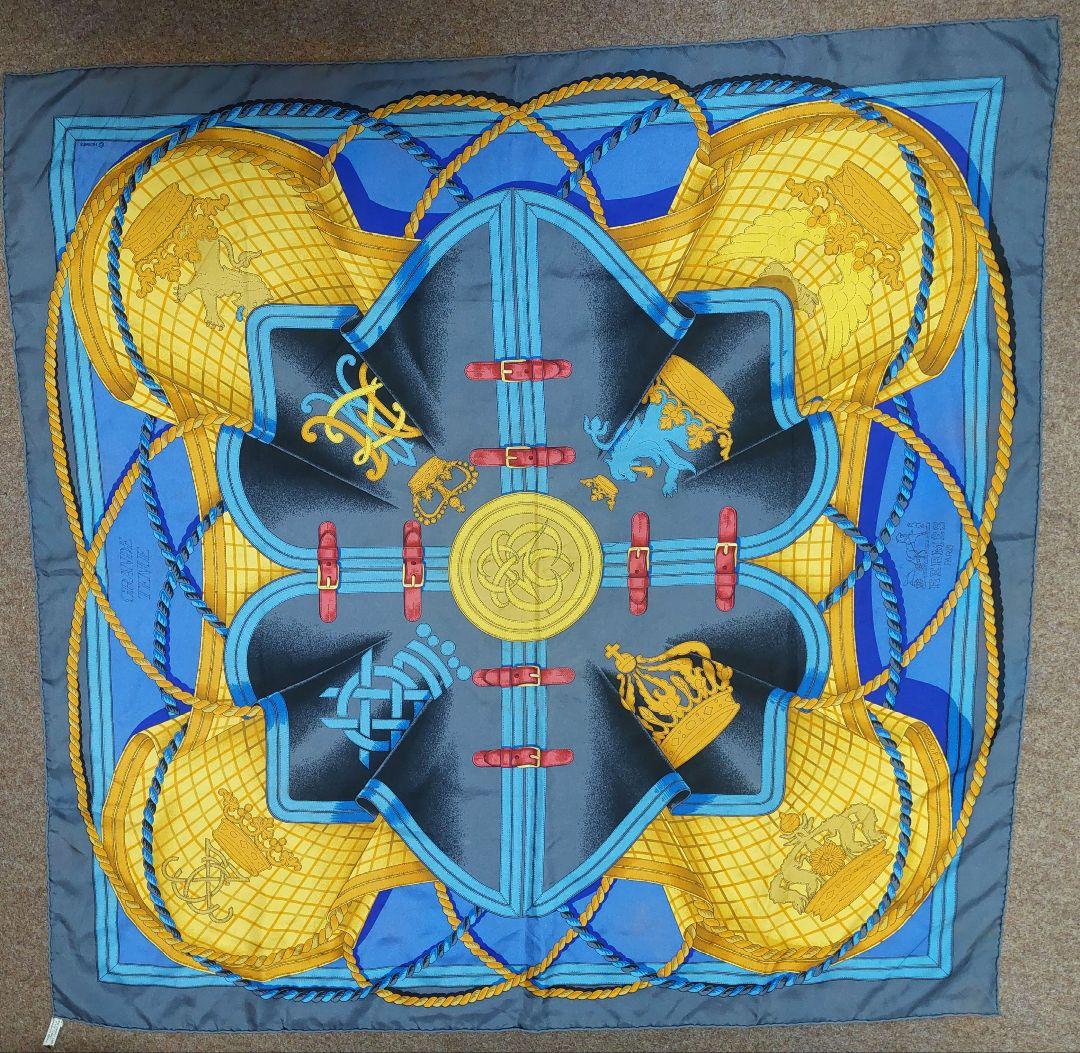 HERMES エルメス スカーフ GRANDE TENUE 馬の礼装 カレ90