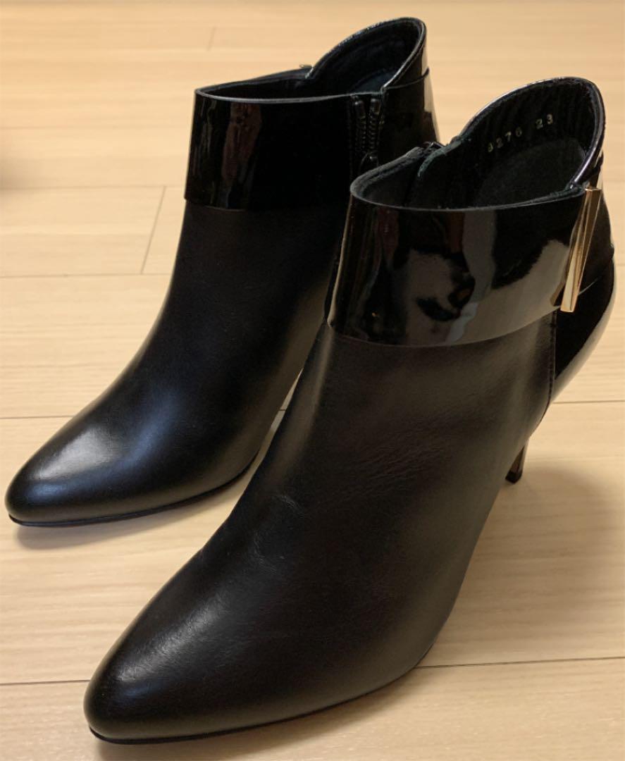 23cm【おトク】 新品 ランバン ショートブーツ ブーツ 靴23cm