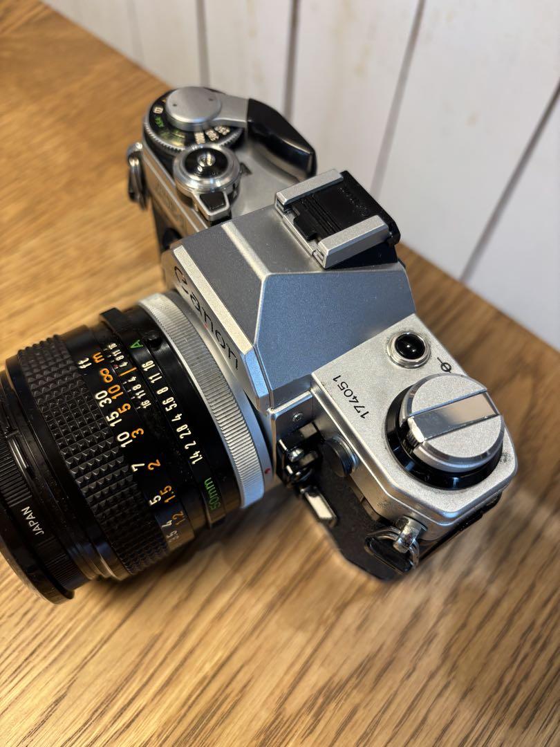 キャノン CANON A-1 レンズ2本付き 一眼レフカメラ ジャンク品 Canon A-1 一眼レフカメラ ブラック ジャンク品 動作未確認品