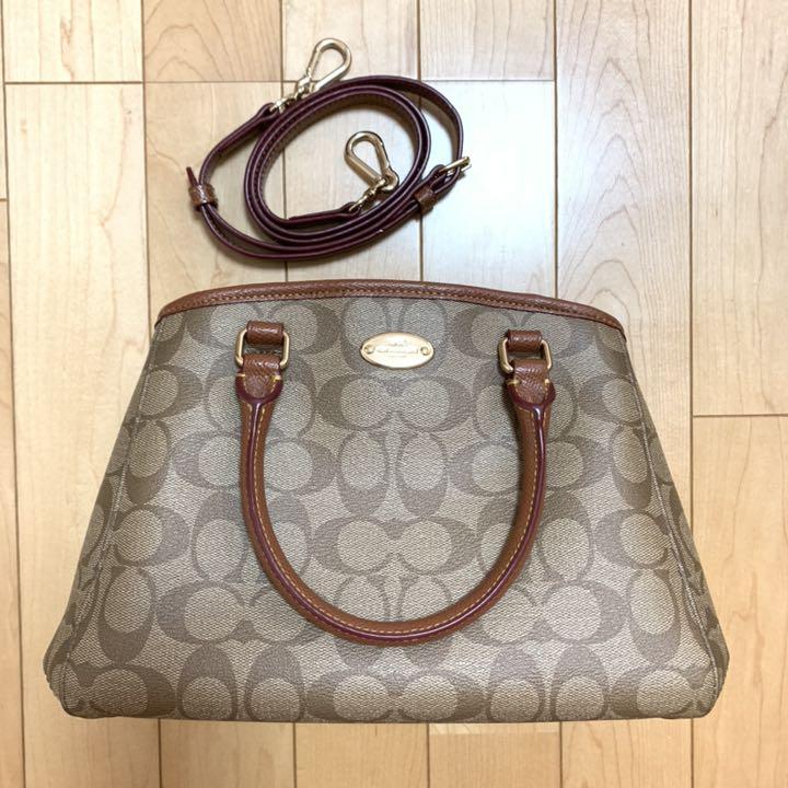 美品 COACH コーチ ショルダーバッグ ハンドバッグ 2way