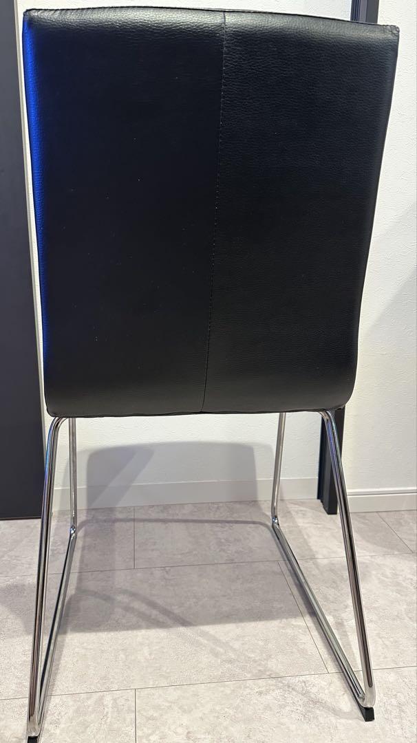 IKEA イケア VOLFGANG ダイニングチェア クロムメッキ 椅子