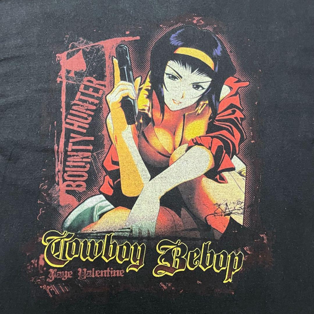 【XL】00s カウボーイビバップ フェイ アニメ Tシャツ ヴィンテージ