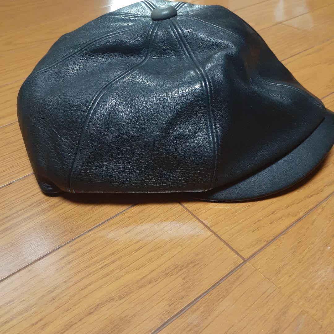 キャリー　 レザー キャスケット