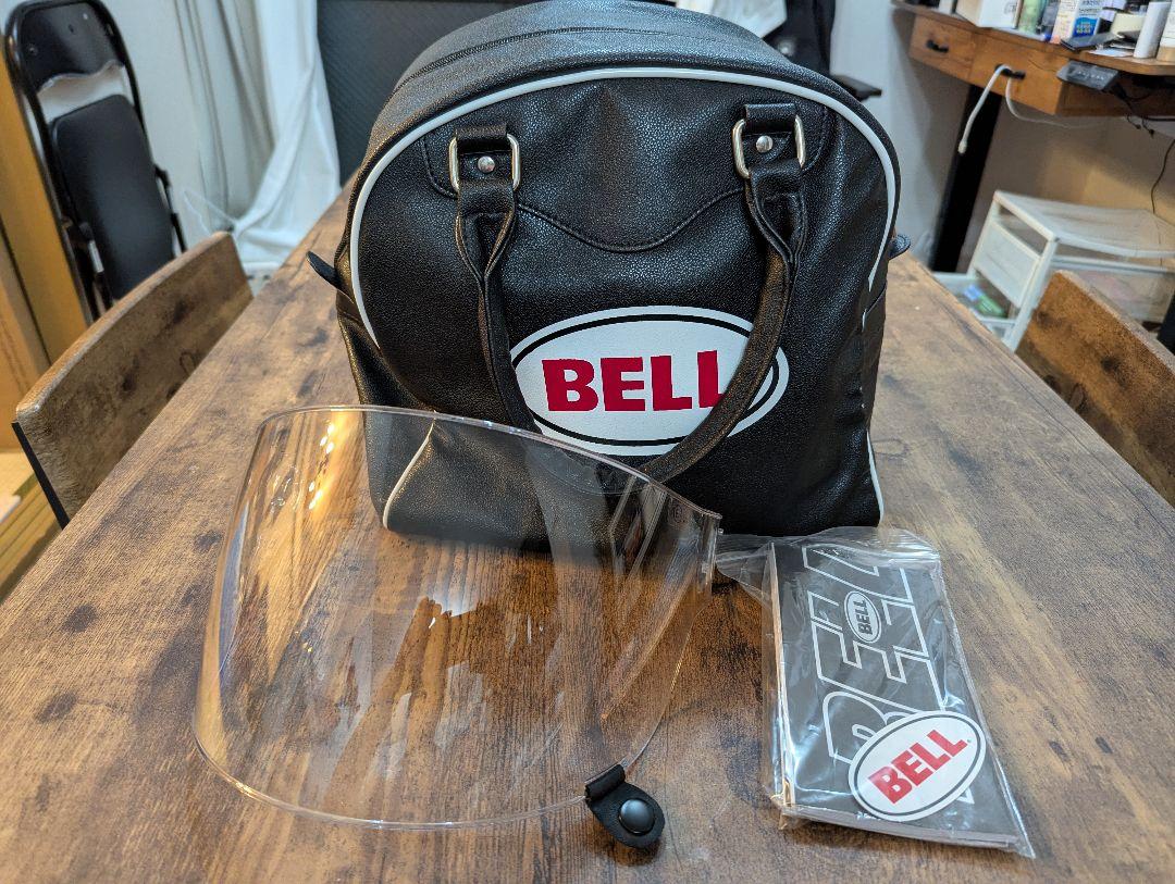 BELL ヘルメット ブラック ゴールドライン