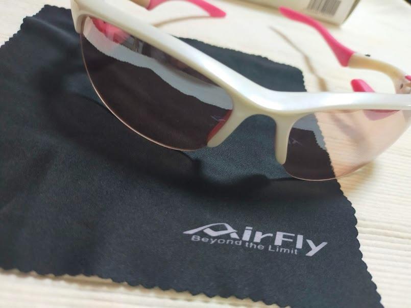 AirFly エアフライ スポーツサングラス ノーズパッドレス　ランニング