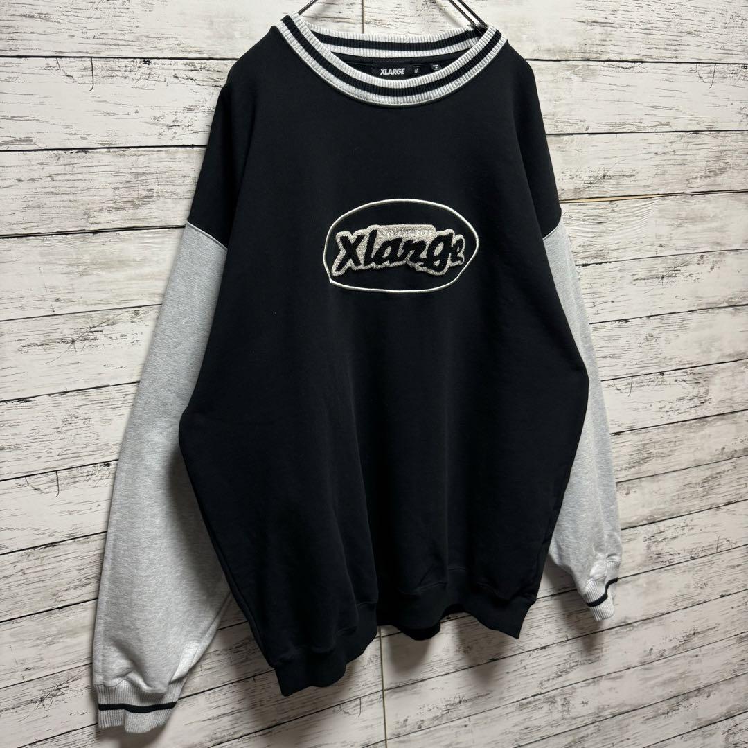 234【美品】エクストララージ　ばんばんざいみゆ着用　パイルロゴ　スウェット