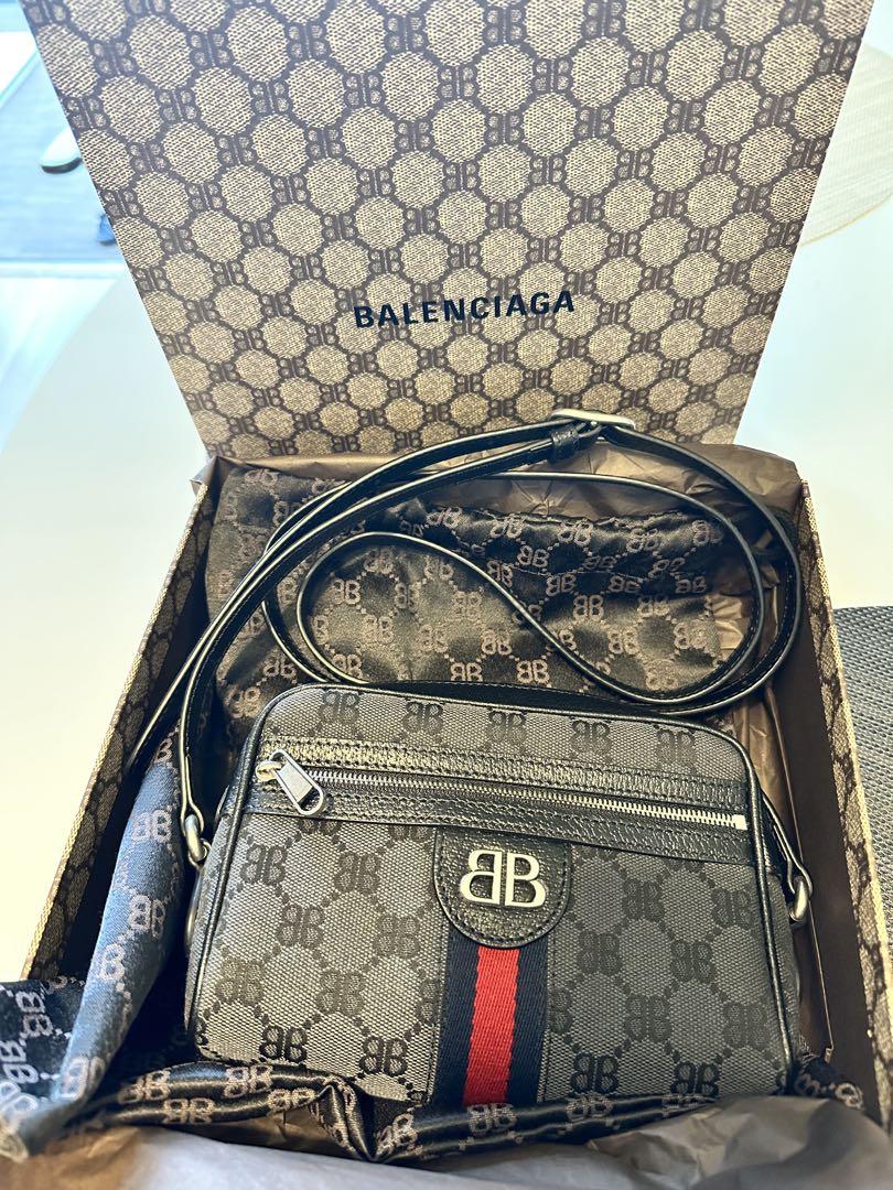 お値下げ BALENCIAGA ✖️GUCCIカメラバッグバレンシアガ✖️グッチ