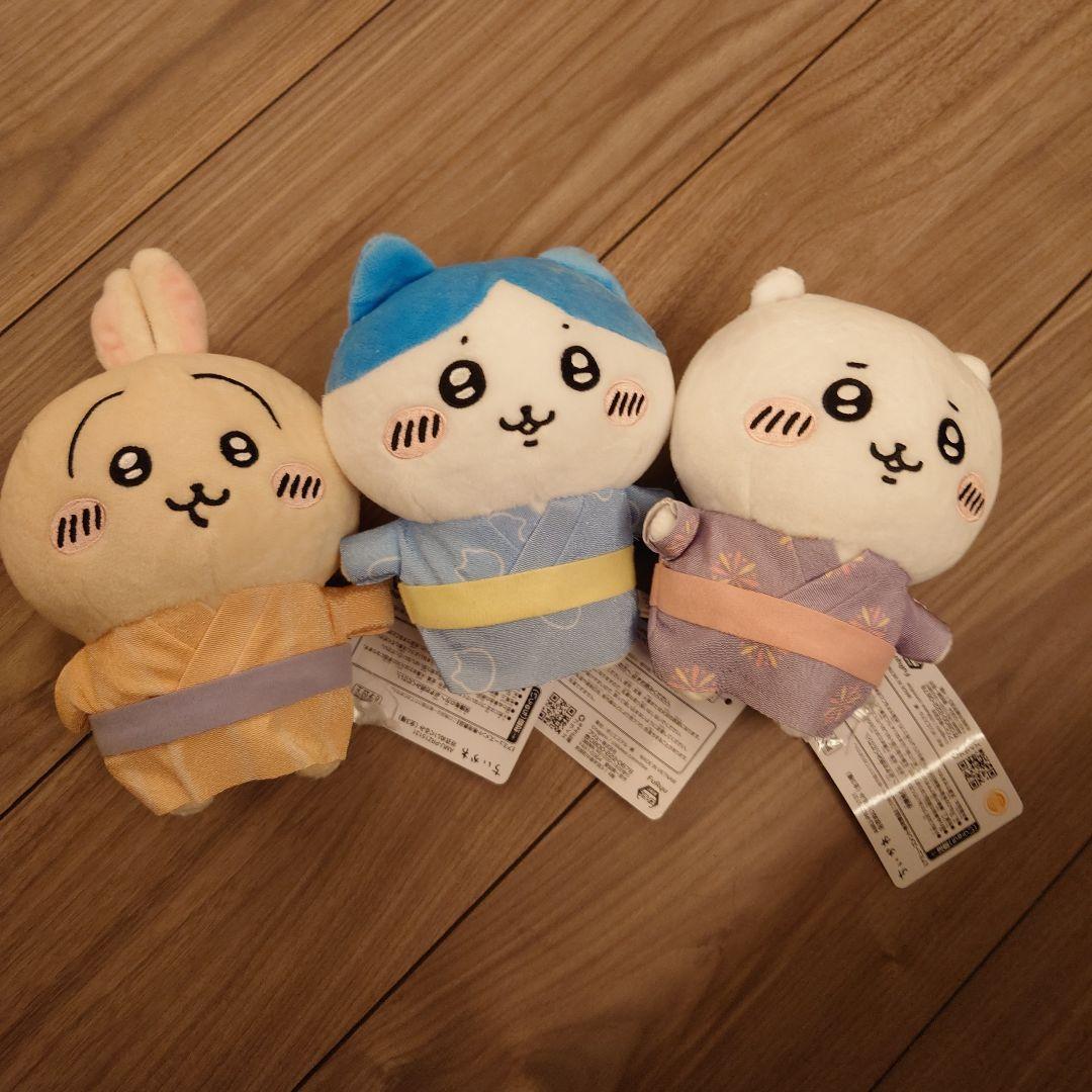 ちいかわ 浴衣ぬいぐるみ 全3種セット - メルカリ ちいかわ 浴衣ぬいぐるみ 全3種セット - メルカリ