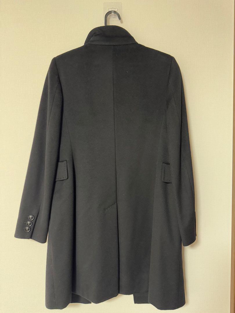 スペシャルオファ MaxMara studio ブラック チェスターコート ジャケット・アウター