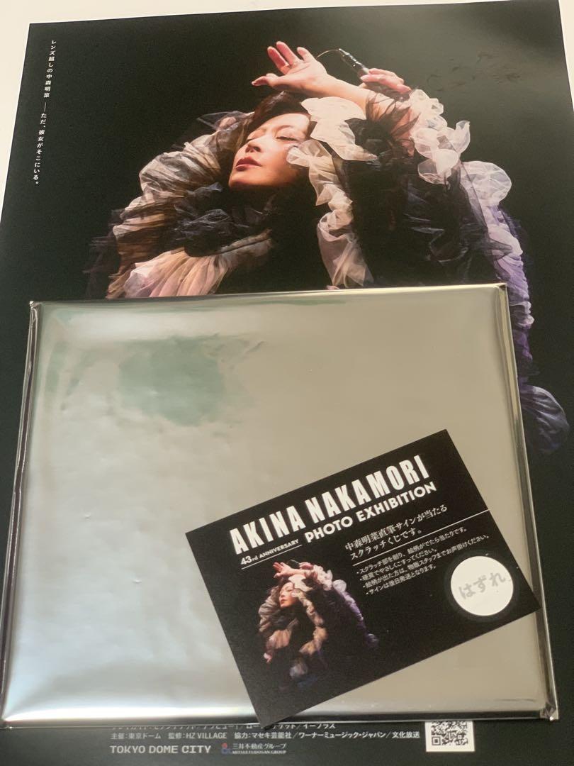 中森明菜 写真展 入場券購入特典 アクリルスタンド 黒 未使用