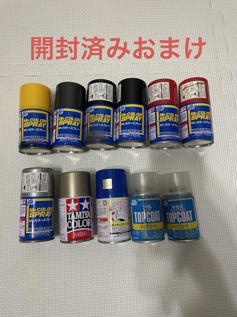 新品28本中古13本Mr.カラースプレー　タミヤ　クレオス　大量まとめ売り