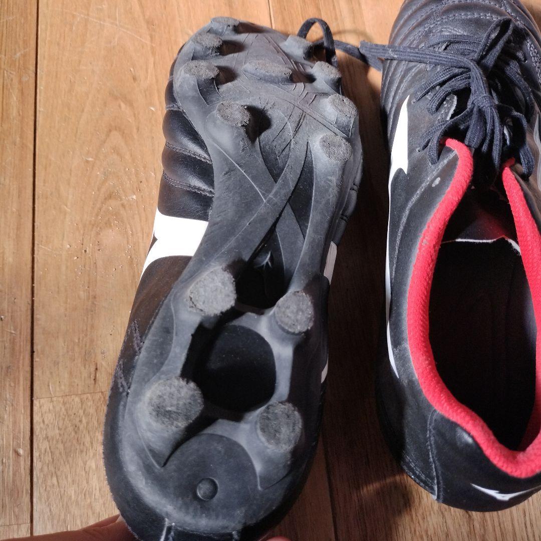 Mizuno サッカースパイク 24.5cm ブラック/ホワイト/レッド