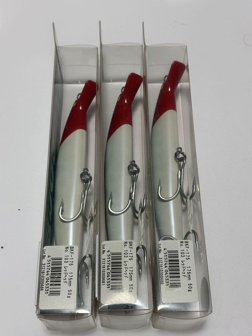 う　タックルハウス　k-ten BKF-175 ミノー　ブルーオーシャン ３個 TACKLEHOUSE K-TEN BLUEOCEAN