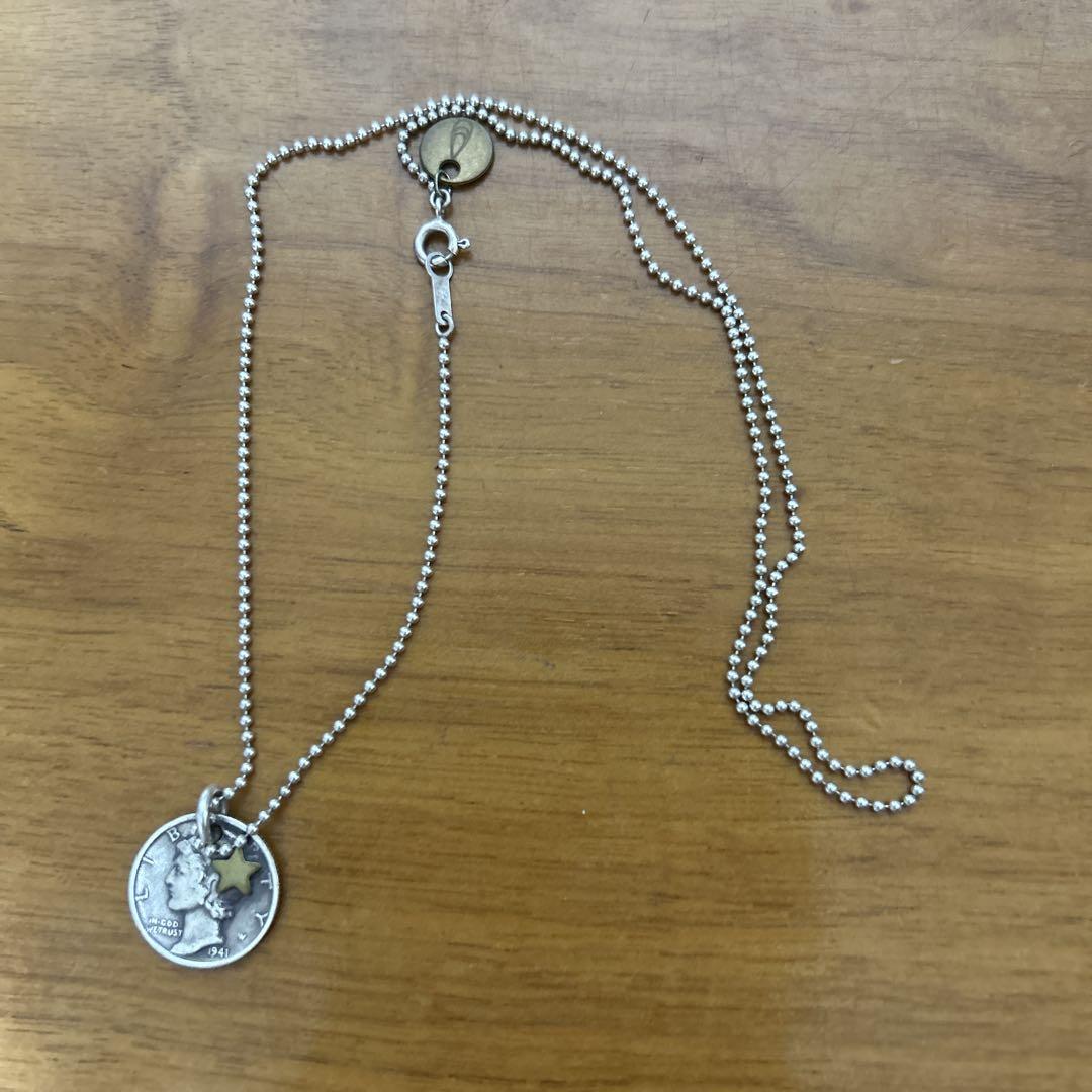 button works コインネックレス 1941 silver925