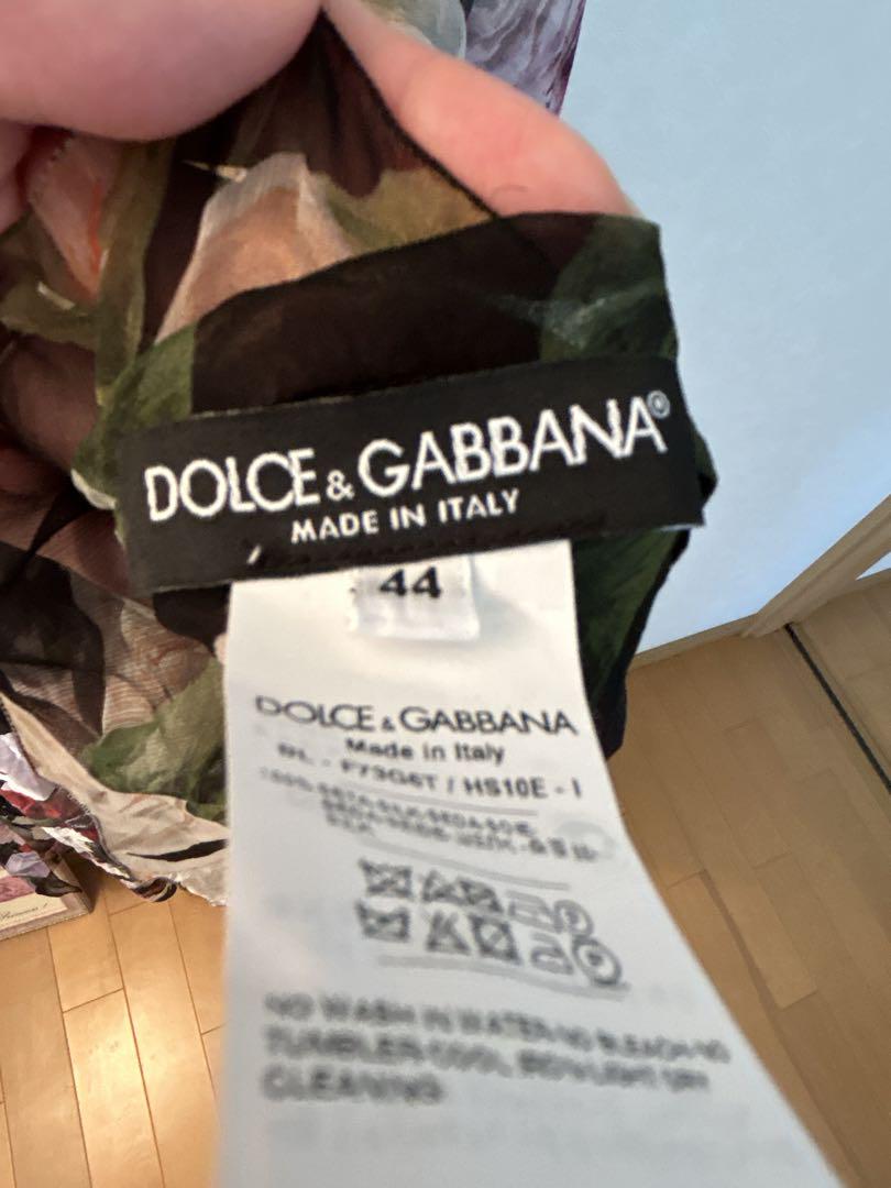 DOLCE&GABBANAシルクシフォントップス